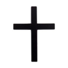 Metal Christian Car Sticker - 2.5x1.8 Inch Alloy Auto Emblem, Waterproof & Scratch-Resistance 3D Decal for Rear Window, Bumpers or Windshield