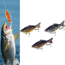 Robotic Fishing Lures for Freshwater & Saltwater, Lifelike Swimming Bait for Bass, Trout, Crappie, Walleye, Pike, Bluegill, Salmon – 3PCS