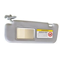 Pare-soleil de remplacement pour Hyundai Accent 2011-2015 (OEM 85210-1R000 / 85220-1R000) - Gris - Miroir Ă droite