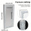 Extra Large Crushed Crystal Silver Vanity Wall Mirror (120cm) 4