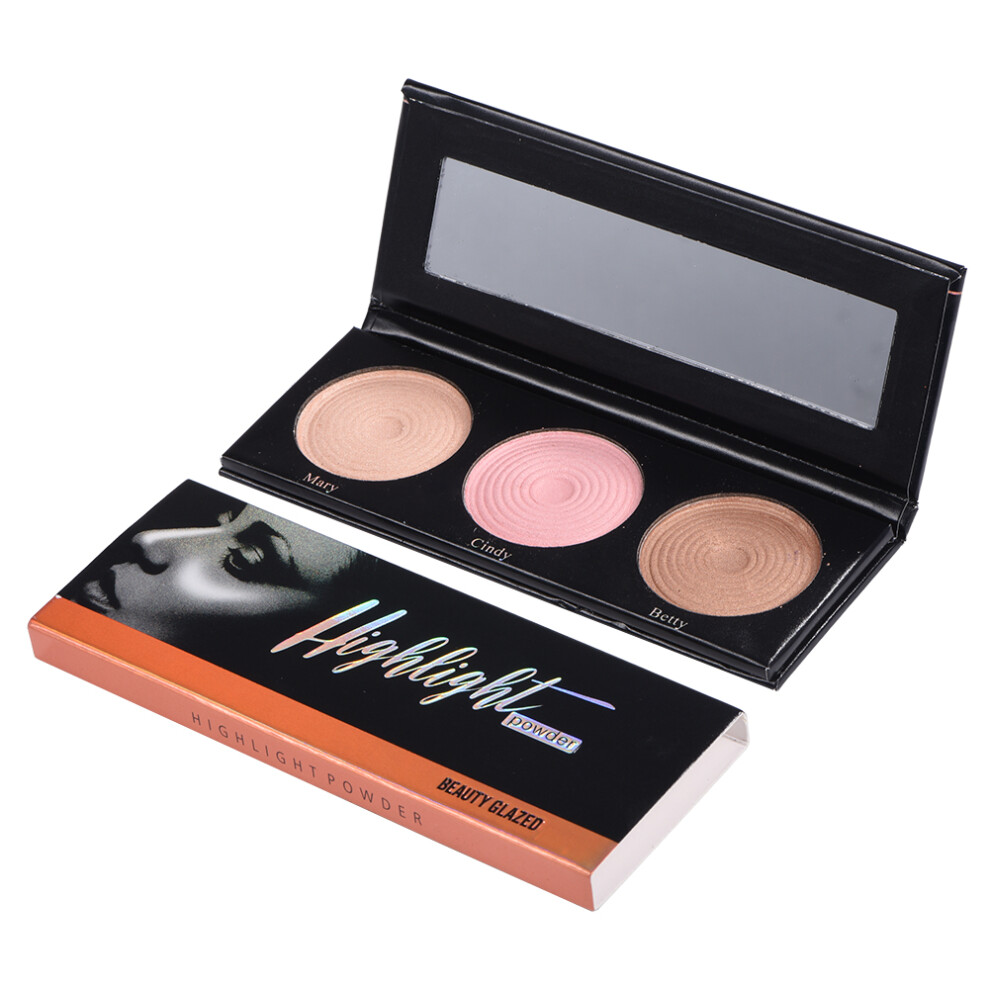 Radiance Enhancer, Highlighter Palette With Soft Texture For Seamless Application, Long Lasting Formula For Extended Wear