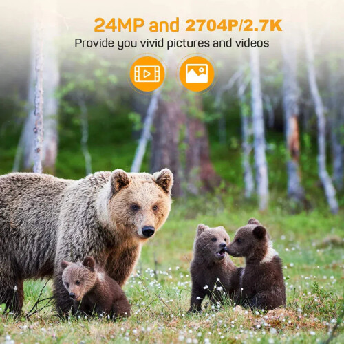 2.7K 24MP Wireless Trail Camera HC802A 2