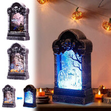 Φωτιστικό LED για νεκροταφείο Halloween – Διακόσμηση επιτύμβιας στήλης σε σχήμα