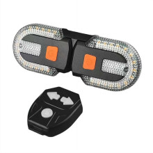 Bicycle Turn Signal Light Wireless Remote Control Taillight LED Warning Tail Lamp USB Rechargeable Rear Lights Bike Accessories