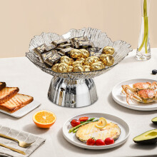Plato para frutas WZXPWT, elegante plato para aperitivos con base desmontable, bandeja para dulces con estilo para la decoración del hogar, plato