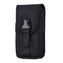 Men's Waist Belt Pouch with Carabiner – Oxford Cloth, Compatible with Cell Phone, Money, for Running, Travel, Camping, Hiking, Fishing, Gym, Walking