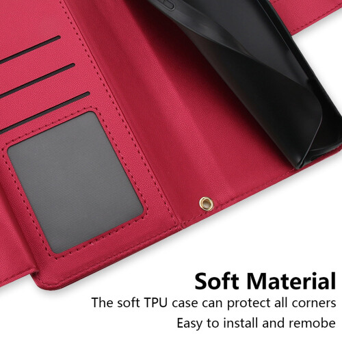 Θήκη Google Pixel8Wallet – Δερμάτινη θήκη PU με θήκη για κάρτες, τσέπη με φερμουάρ, 2