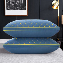 Hotel Quality Bed Pillows, Gusseted Support Pillows for Side/Back Sleepers, Soft Plush Down Velvet, Luxurious Comfort Pillows