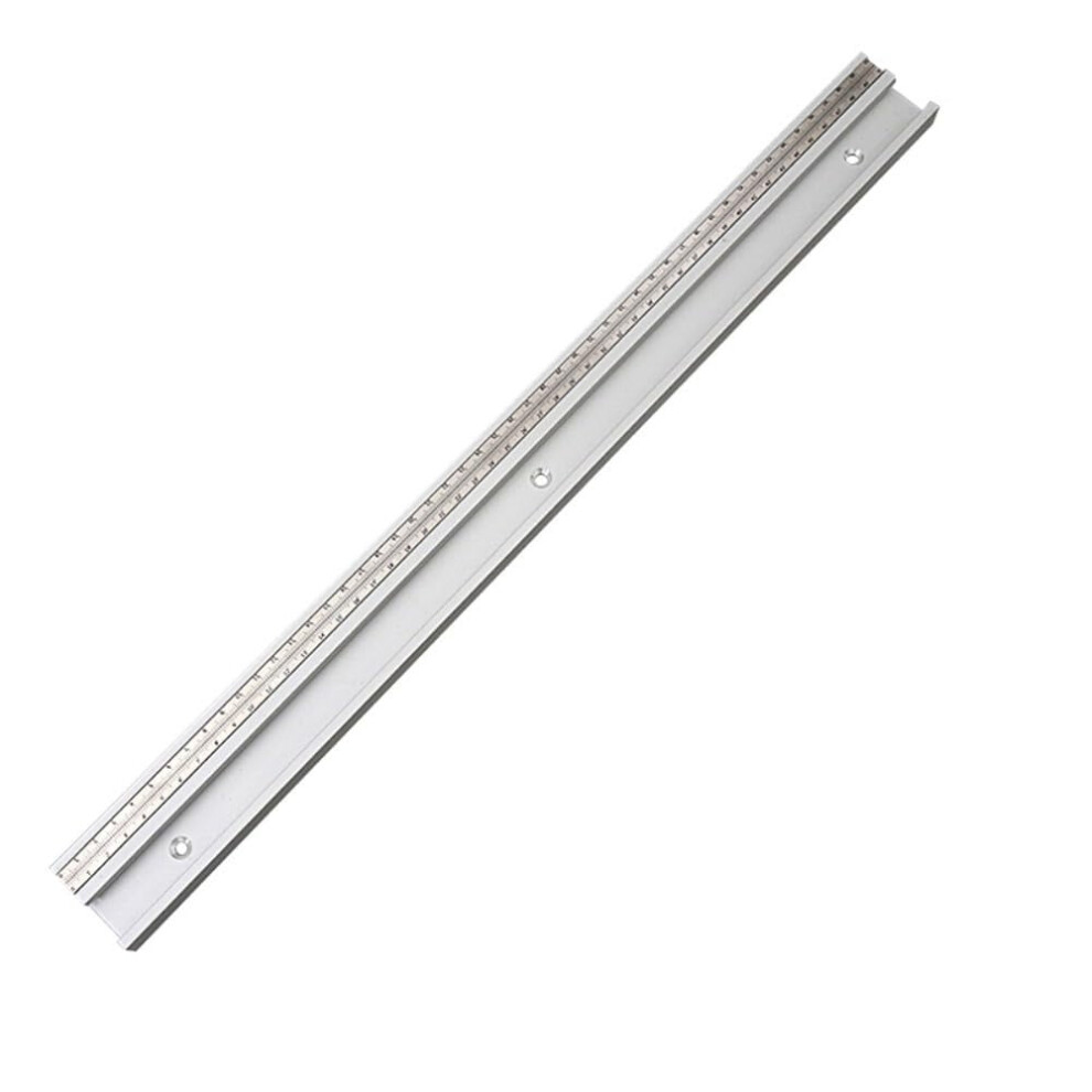 Aluminum Alloy 45 T-Slot Track 400-1220Mm, Movable Scale & Miter Jig, 45X12.8mm, Compatible With Table Saw & Router Table 9152228648722