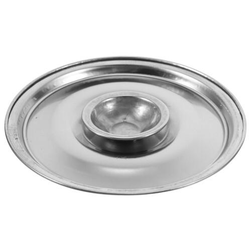 5Stk Mini Topfdeckel Universal Silber Küchen Deckel Ersatz 1