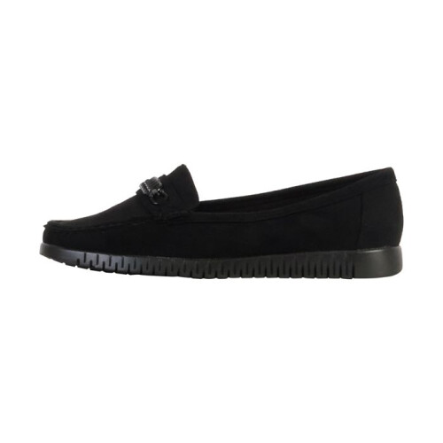 Ballerine Cuir Super Mode - Noir