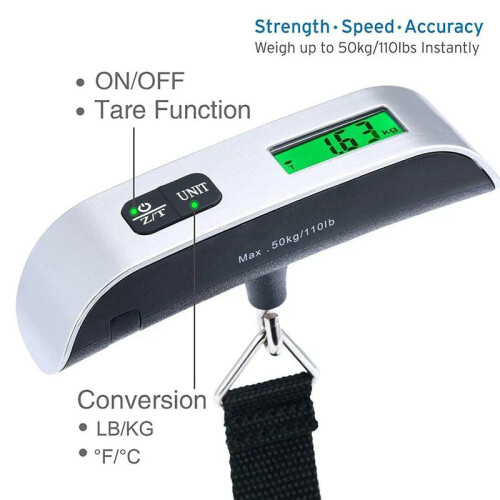 Digital Luggage Scale in 50kg Capacity 1