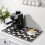Coffee Mat for Kitchen Counter – Dish Drying Mat Compatible with Coffee Maker, Grinder, Espresso Machine & Blender 1