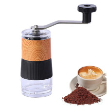 Manual Coffee Grinder for Espresso & French Press – Portable Mini Hand Crank Grinder for Home, Camping, Travel – Brown, compatible with standard