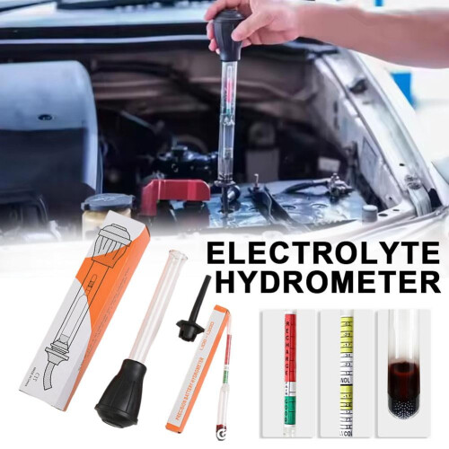 Battery Hydrometer Testing Electrolyte Level Density Gravity- Lead Specific 1