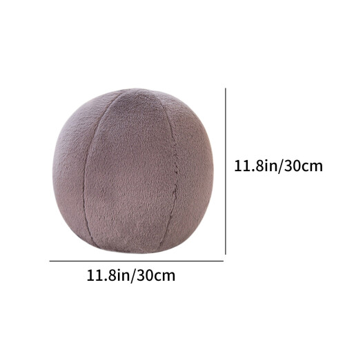 Μαξιλάρι μπάλας 11,8 ιντσών Nordic Round Throw Pillows Μαξιλάρι μπάλας Boucle Σφαιρικό μαξιλάρι 2