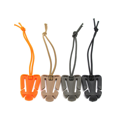 Elastic String Tactical Gear Clip, Backpack Strap Management For Hydration Tube And More 2