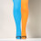 2Stk Elastische Seidenstrümpfe Für Damen Orange Elegant 10