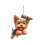 Dog Christmas Tree Ornament Red Hat 3.14 inch 1