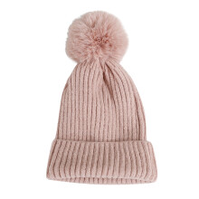Clearance! Beanie Hat Winter Hats All Girls Boys Winter Hats Fleece Warm Thick Fashion Knitted Hat Pink