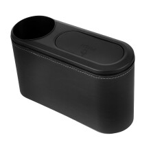 Lixeira para porta-malas de carro, preta, 23x16x8cm