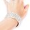 Βραχιόλι με κρυστάλλινη χειροπέδα Stretchy8Row Diamante Crystal Cuff Wristband Γάμος Δώρο για χορό 7