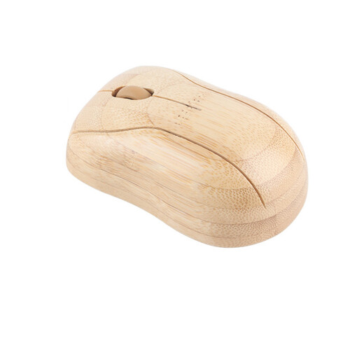 Handcrafted Bamboo Wireless Keyboard & Mouse Set, Compatible System Computer Control Devices For Gaming And Office 2