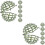 12Pièces Cadre Vert Support Boule Décoratif Solide 5