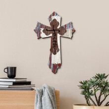 Decoração de parede de madeira com desenho de coelho ou ovo de Páscoa (1 peça)