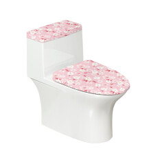 Cherry Blossom WC-takaró szett, 2 darabos, kerek, állítható