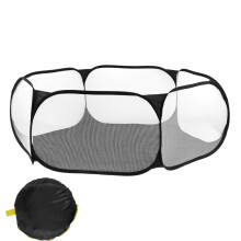 Pool Storage Bin Noodles Organizer Mesh Foldable Container Storage Organizer for Yard Poolside Outside Porch Beach vividly