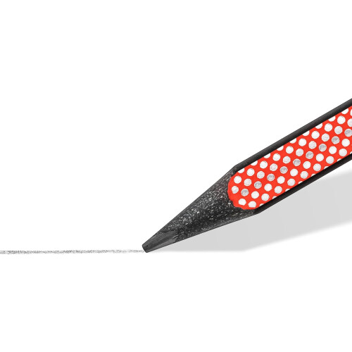 Staedtler Staedtler NORIX HB Pencils, Eraser, Sharpener Coral 1