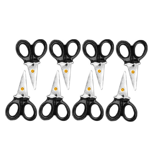 16Pièces Mini Ciseaux En Résine Accessoires Pour Jeu De Rôle 2