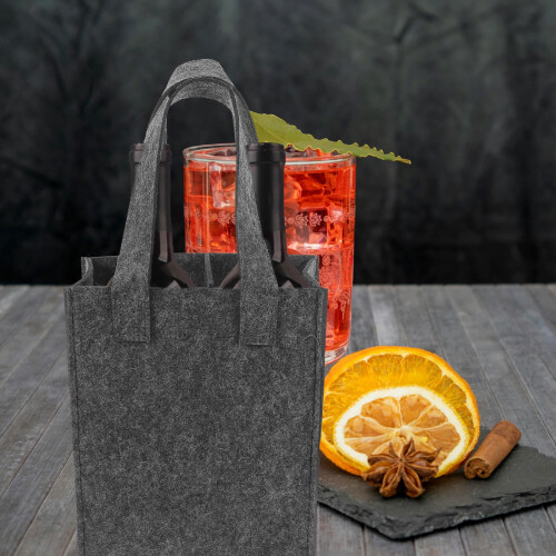 Impact Resistant Bottle Pouch Felt For Parties 1Set 2