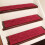 Antislip traptreden beige 28"x9" 15-pack polyester met 1