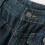 Højtaljede, vide, mørkeblå denimjeans til kvinder 7