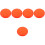 5Stk Sitzplatte Orange Für Hocker 5