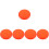 5Stk Sitzplatte Orange Für Hocker 6