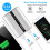 Φορητός φορτιστής 12000mAh με διπλές θύρες USB, έξοδος 3.1A, τροφοδοτικό για smartphone, μικρό 5