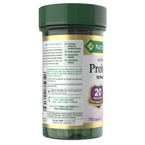 Nature's Bounty Probiotico 10, 70 Capsule 2