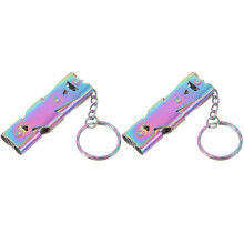 2Pcs Metal Whistles Dog Whistles Durable Stainless Steel