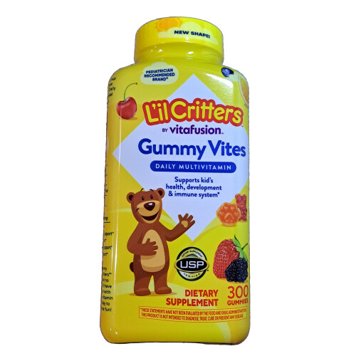 Lil Critters Gummy Vites, Ημερήσια πολυβιταμίνη, 300 Gummies 1