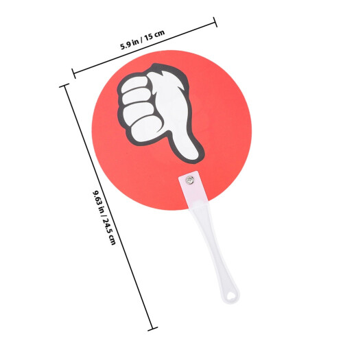 40Pcs Reusable Plastic Voting Paddles Thumbs Up Down Yes No Classroom 1