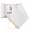 3Stk Kinder Wachstumstab Wanddekoration Rosa Canvas Material 2