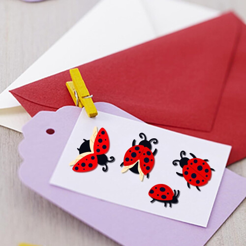 Μεταλλικές μήτρες κοπής Flower Ladybug – Συμβατές με όλες τις τυπικές μηχανές κοπής με 2