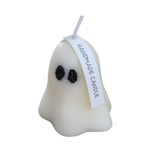 Διακόσμηση Σπιτιού Halloween Χαριτωμένο Κερί Φαντάσματος Λευκό Τρομακτικό Φάντασμα 1