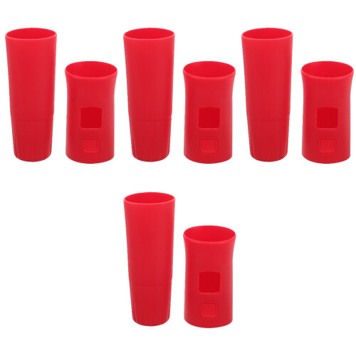 4Ensembles Coques Micro Rouges, Manchettes Souples Pour Micro Sans Fil 2