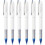Pentel (Blue) Pentel BY108 Floatune Advanced Rollerball Pen 0.8mm Nib Pack of 6 2