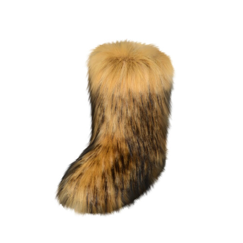 Γυναικείες μπότες Willtoo Furry από ψεύτικη γούνα, χιονόμπαλες με στρογγυλή μύτη και 1
