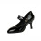 Women's Leather Double Strap Round Toe Mary Jane Pumps 2